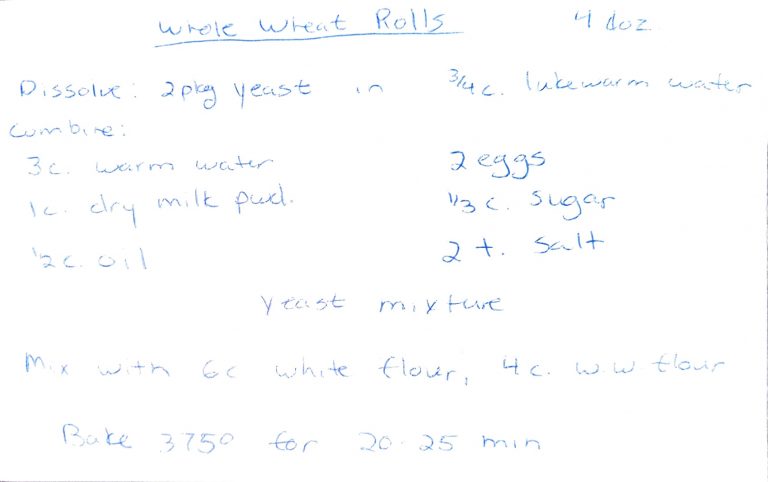 Whole Wheat Rolls Marly Cooks